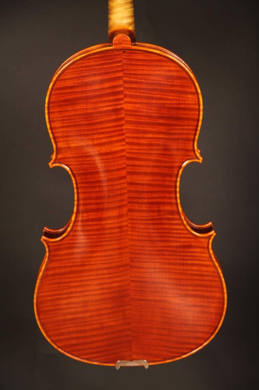 Violă de maestru №10 — Model Guarneri del Gesù, antichizată — fotografie 3